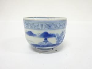 古伊万里　染付　湯呑